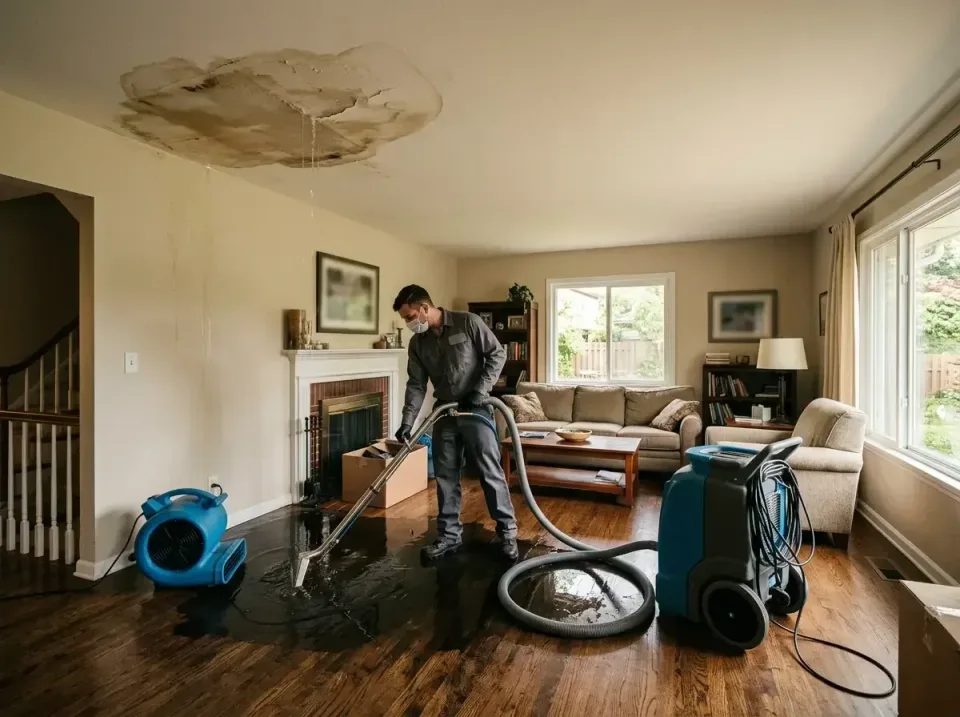 attic-pipe-burst-ceiling-drip-008 — frequently asked questions, Water Damage Restoration & Carpet Care in Richmond, MI